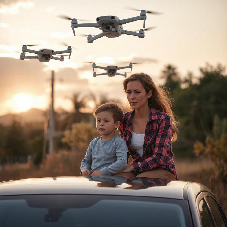 Заблудившихся мать и сына нашли с помощью дронов в ЗКО